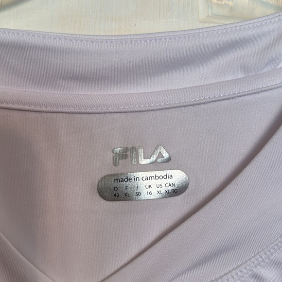 Fila cali cropped crew moisture management top NWT XL - Picture 4 of 9